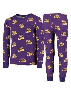 Wes and Willy Infant LSU Tigers Louisiana State Matching PJs Family Pajamas